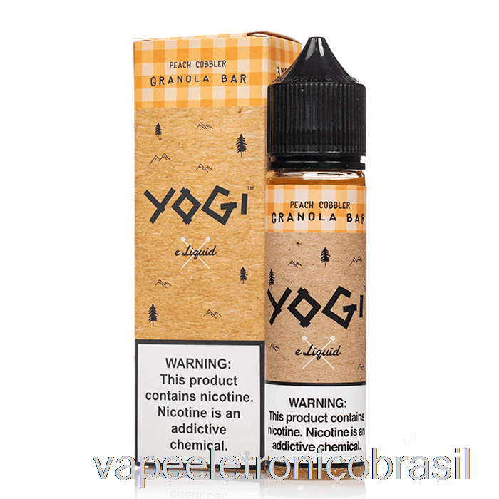 Barra De Granola Vape Eletronico Pêssego - Yogi E-líquido - 60ml 6mg